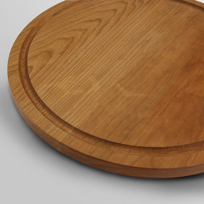 Delice Cherry Round Cutting Board with Juice Drip Groove, , alternate image number null