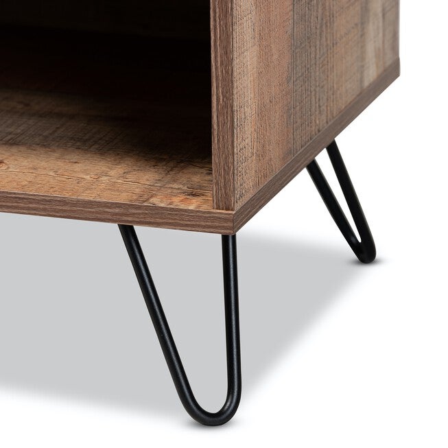 Iver Rustic 1-Door Wood Tv Stand Furniture, , alternate image number 4
