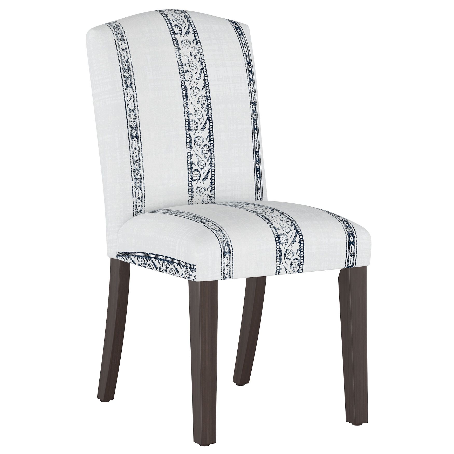 Block Paisley Back Dining Chair, LIGHT GREY, hi-res image number 0