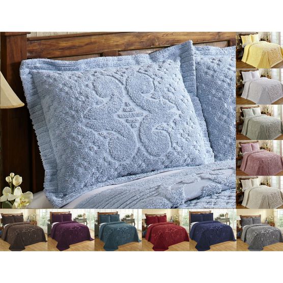 Ashton Collection Tufted Chenille Bedspread , , alternate image number null