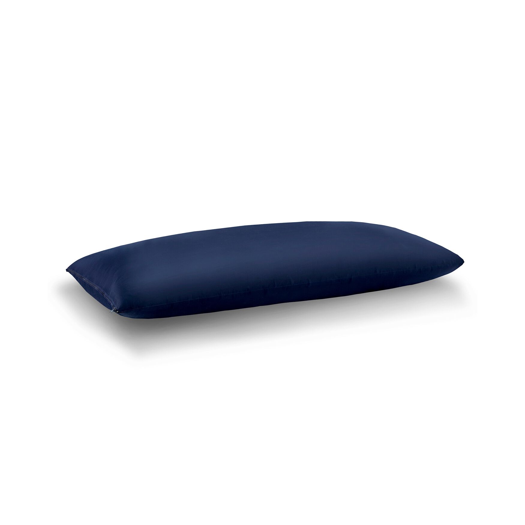 Fresh Ideas 100% Cotton Sateen Body Pillow Cover, NAVY, hi-res image number 0
