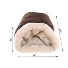 Sleep Shape Cat Dog Cave Bed, Indian Red, , alternate image number null