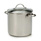 8 Qt Stock Pot - Induction, GRAY, hi-res image number null