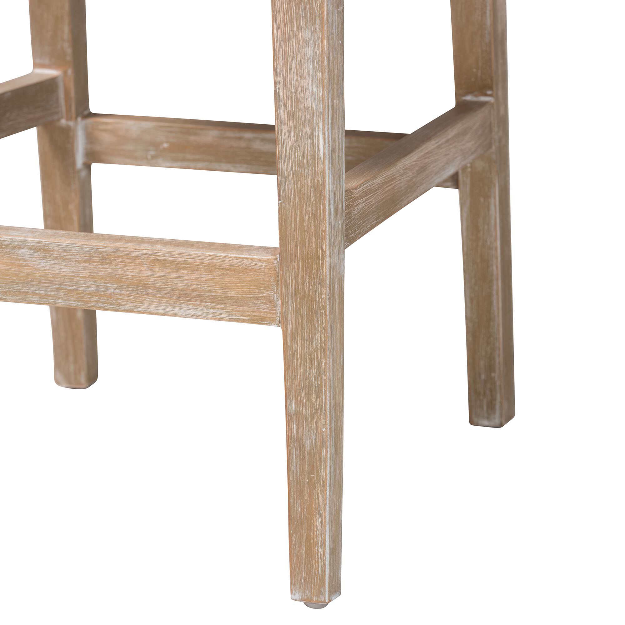 Ashford Whitewash Rattan Counter Stool, BEIGE, alternate image number 6