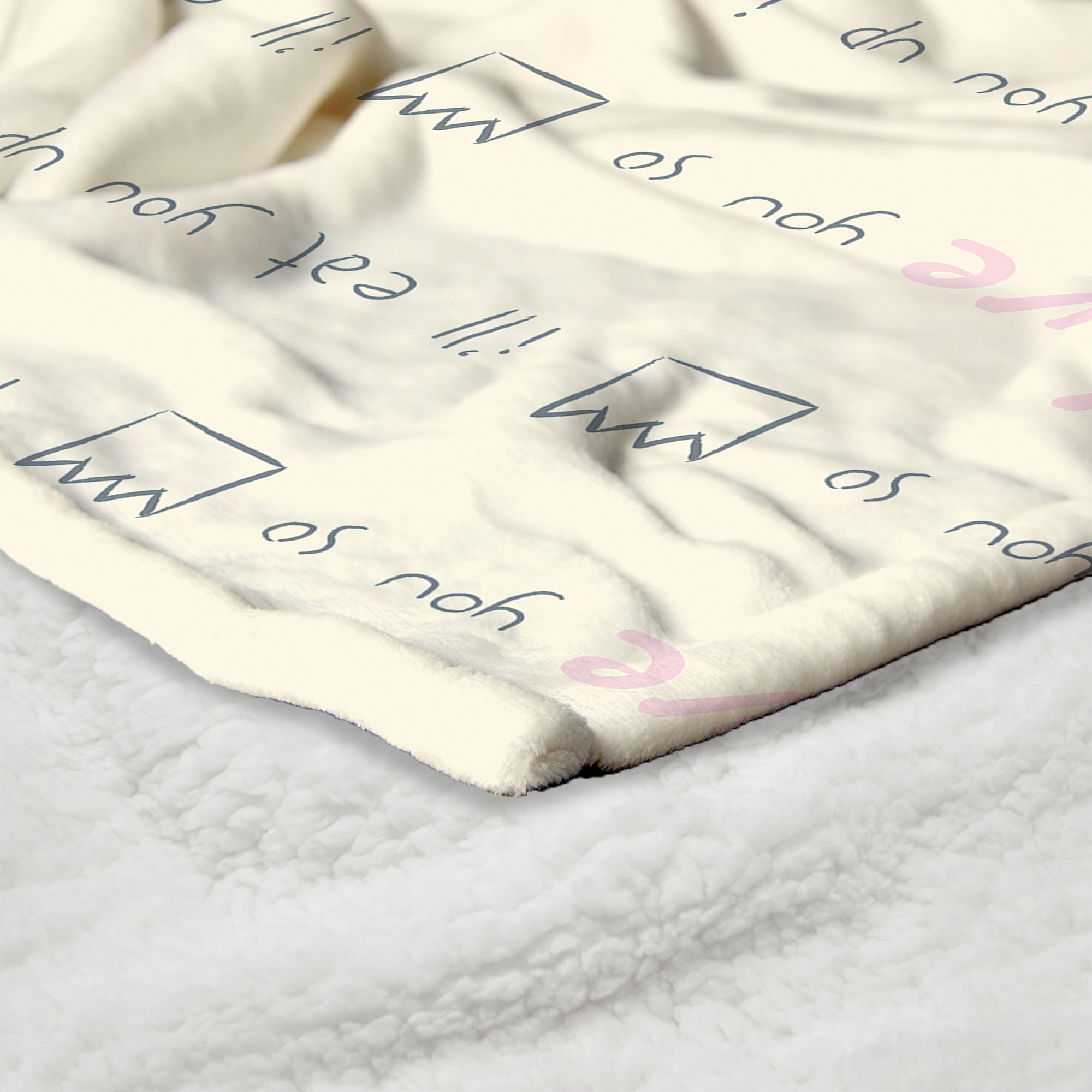 Warner Bros. Where the Wild Things Are We'll Eat You Up Silk Touch Sherpa Throw Blanket 50x60 Inches, TAN, alternate image number 4