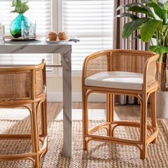 Ania Natural Rattan Counter Stool