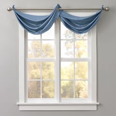 Blue Valances and Swags