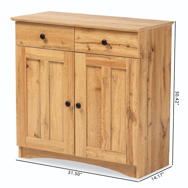 Lauren Wood 2-Door Buffet Kitchen Cabinet Furniture, , alternate image number null