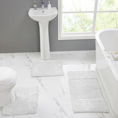 Granada Collection 100% Cotton 3 Piece (17" X 24" | 20" X 20" | 21" X 34") Bath Rug Set