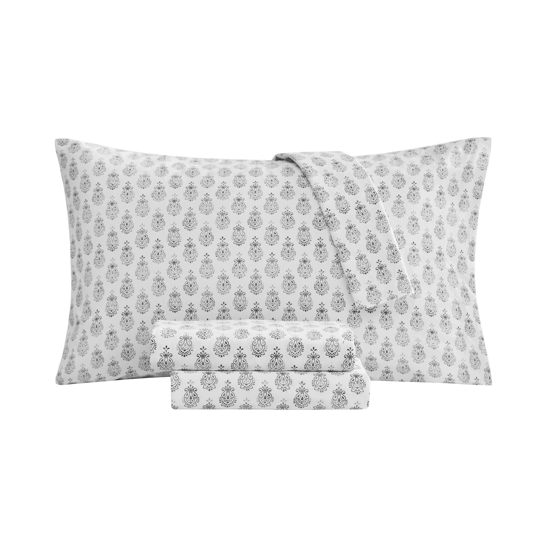 Printed Microfiber Sheet Sets, , on-hover image number 1