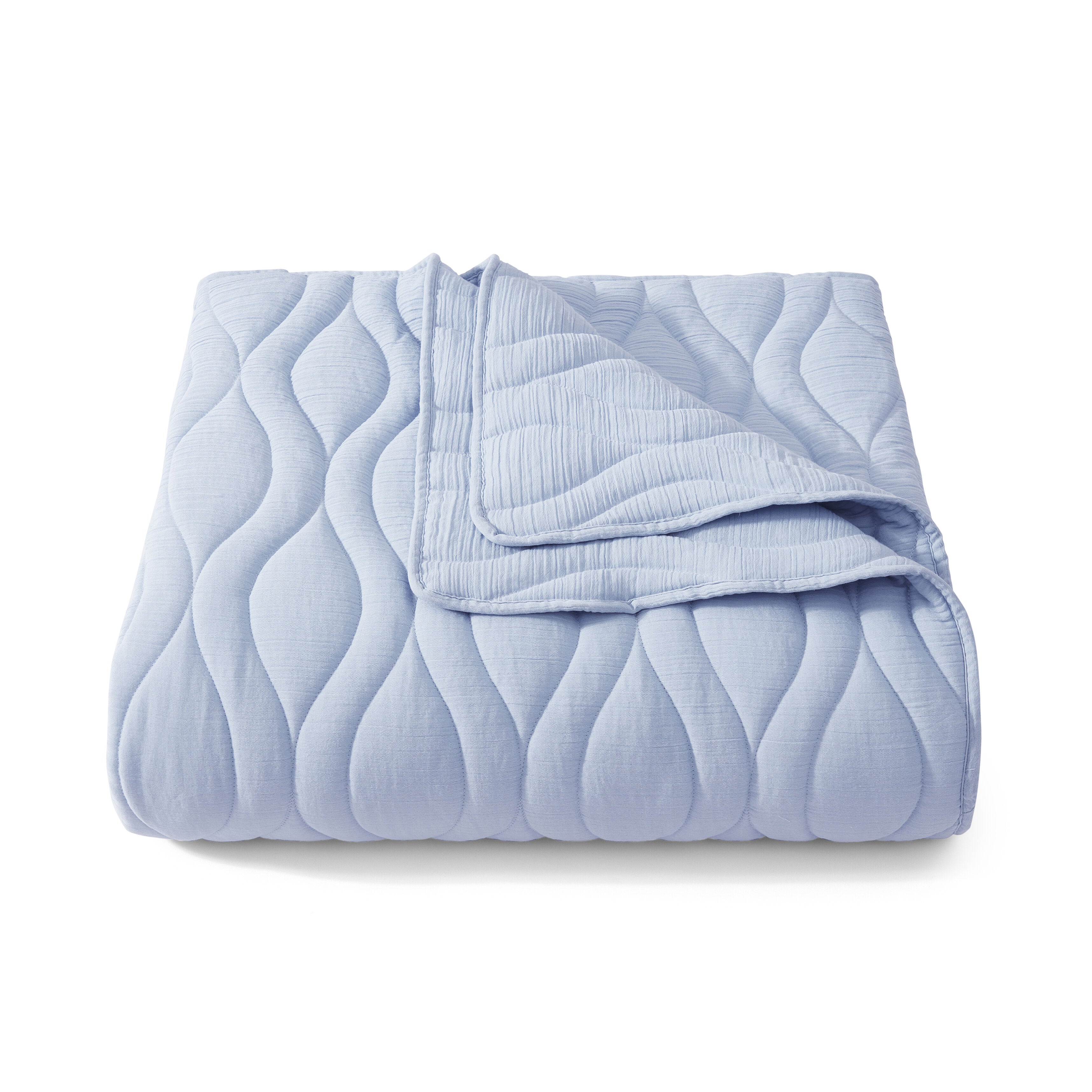 COVE QUILT SET, BLUE, alternate image number 3