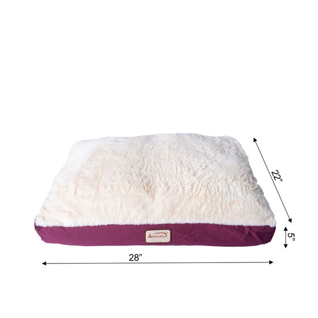 Medium Pet Bed, Dog Crate Mat With Poly Fill Cushion & Removable Cover, , alternate image number null