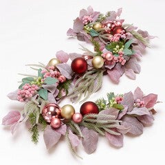 6’ Blush Christmas Garland