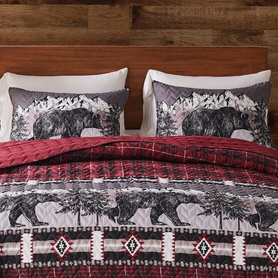 Timberline Quilt And Pillow Sham Set, , alternate image number null