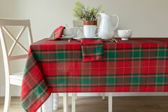 Aberdeen Plaid Tablecloth Collection