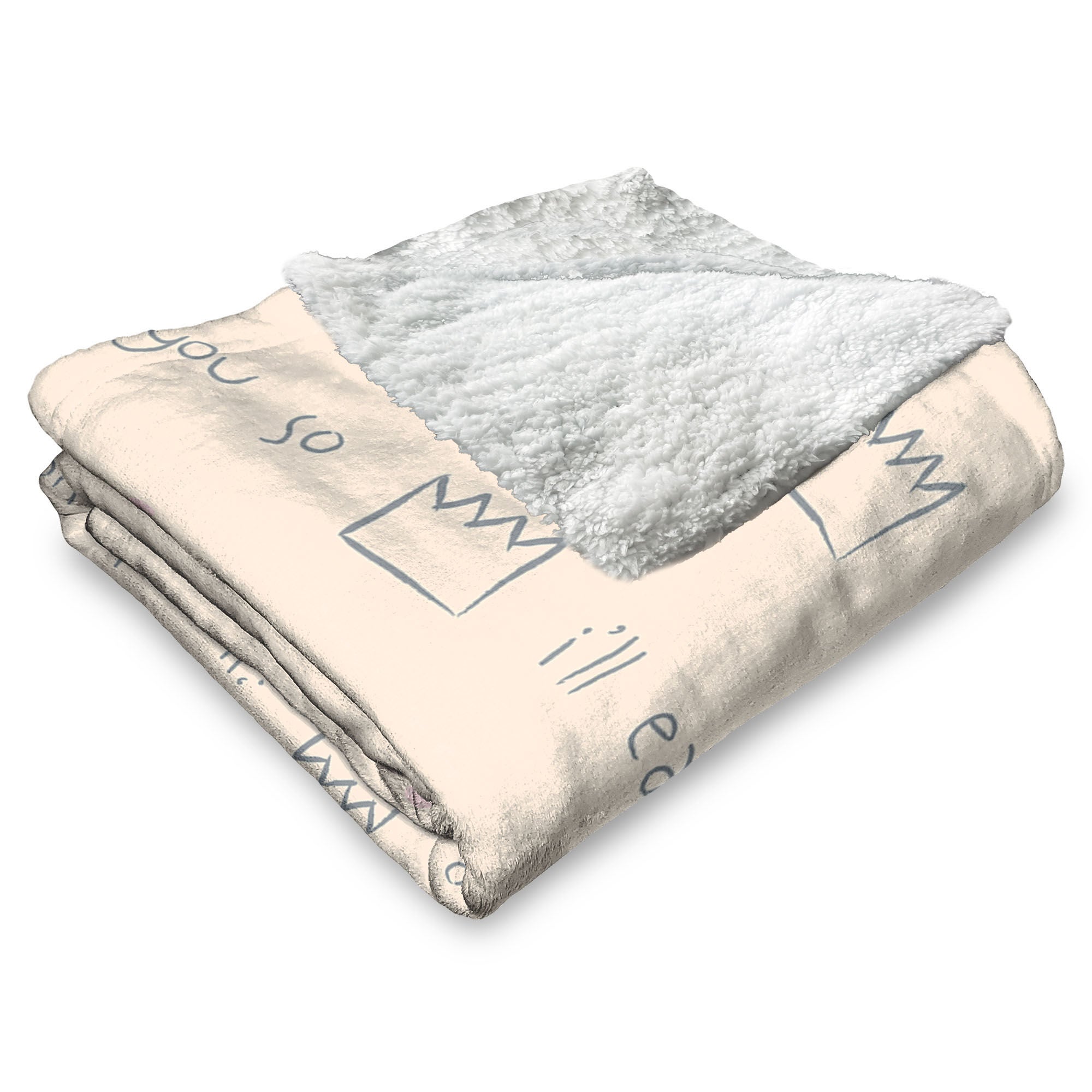 Warner Bros. Where the Wild Things Are We'll Eat You Up Silk Touch Sherpa Throw Blanket 50x60 Inches, TAN, alternate image number 3