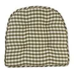 Gingham Gripper® Chair Cushion