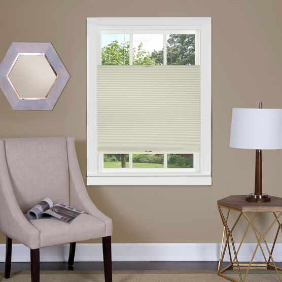 Top Down-Bottom Up Cordless Honeycomb Cellular Shade, ALABASTER, hi-res image number null
