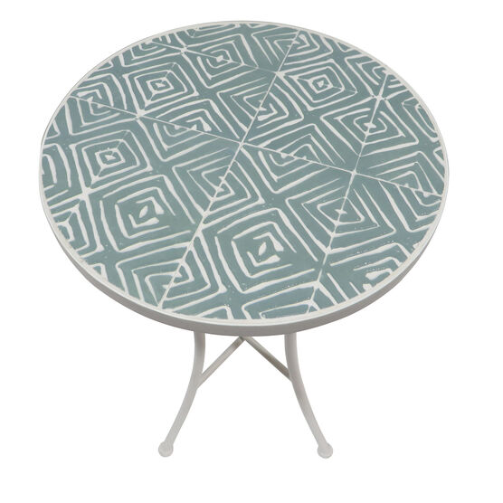 Aviva Mosaic Tile Outdoor Side Table Side Table, , alternate image number null