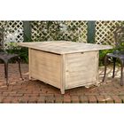 Sawyer Rectangular Aluminum LPG Fire Pit in Driftwood, , alternate image number null