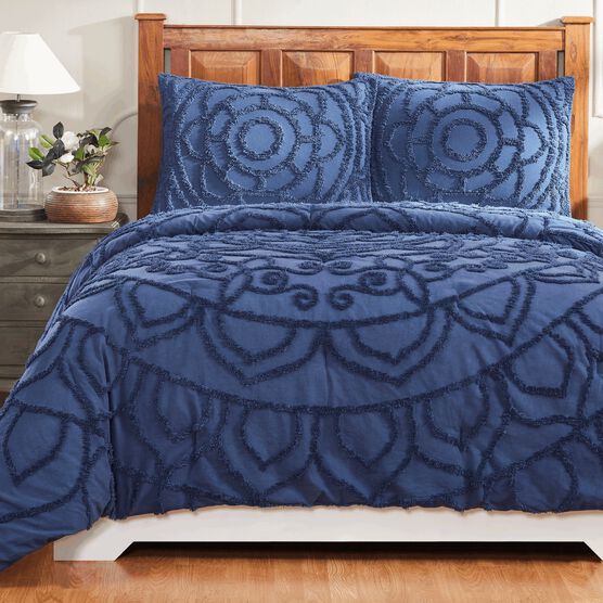 Cleo Comforter Set Collection, NAVY, hi-res image number null