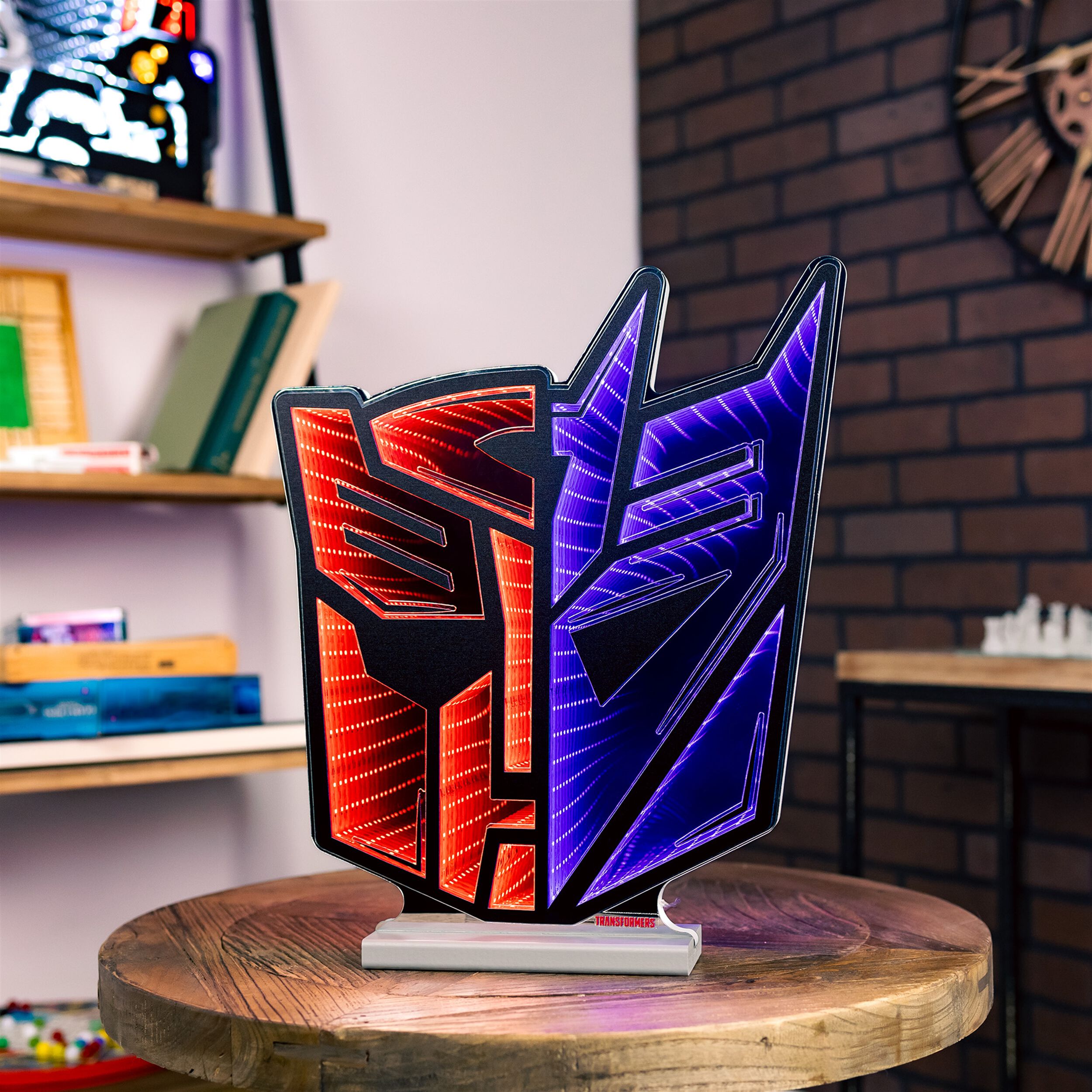 Transformers Autobot/ Decepticon Ekkolight 24 inchesH, RED PURPLE BLACK, alternate image number 1