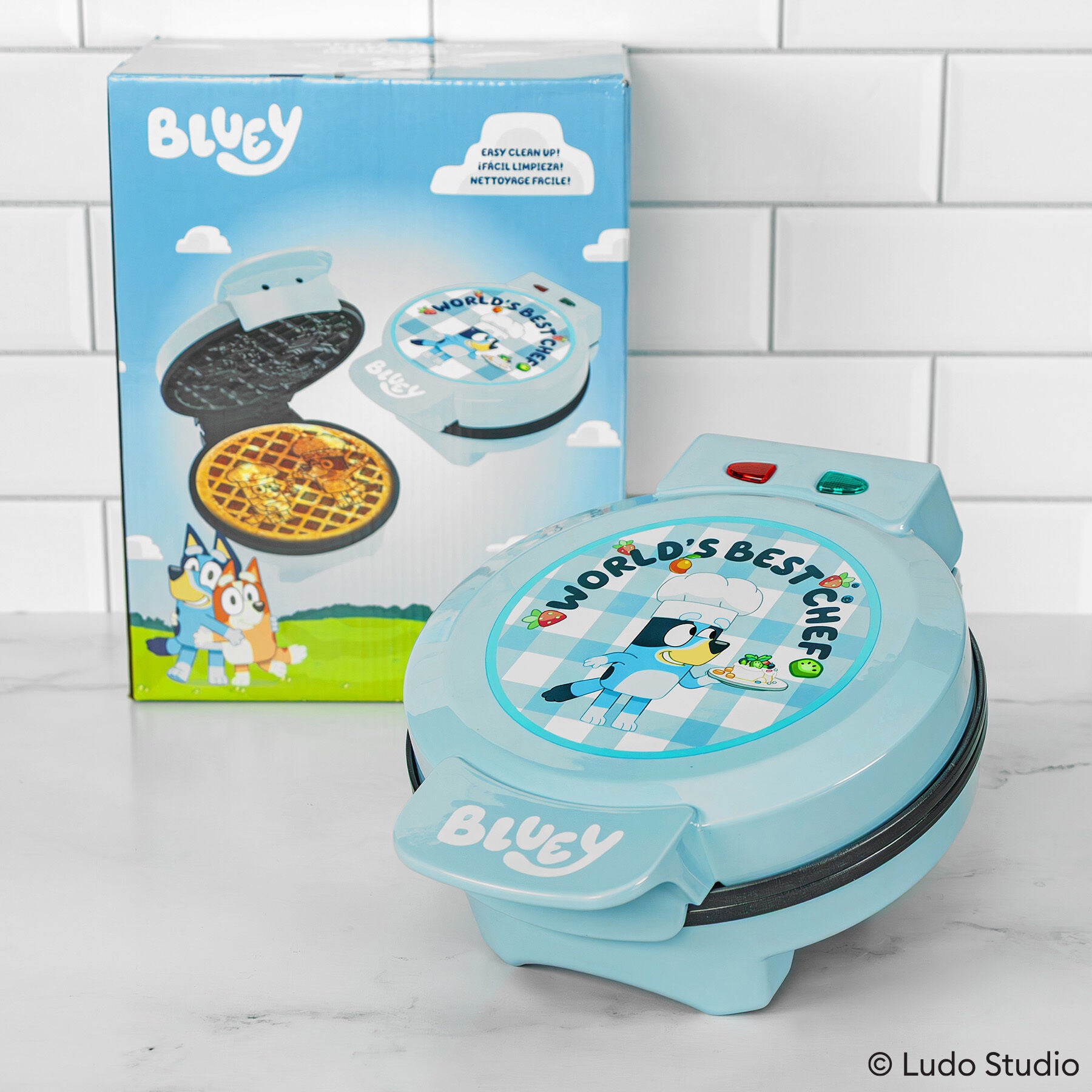 Bluey Waffle Maker, BLUE, alternate image number 3