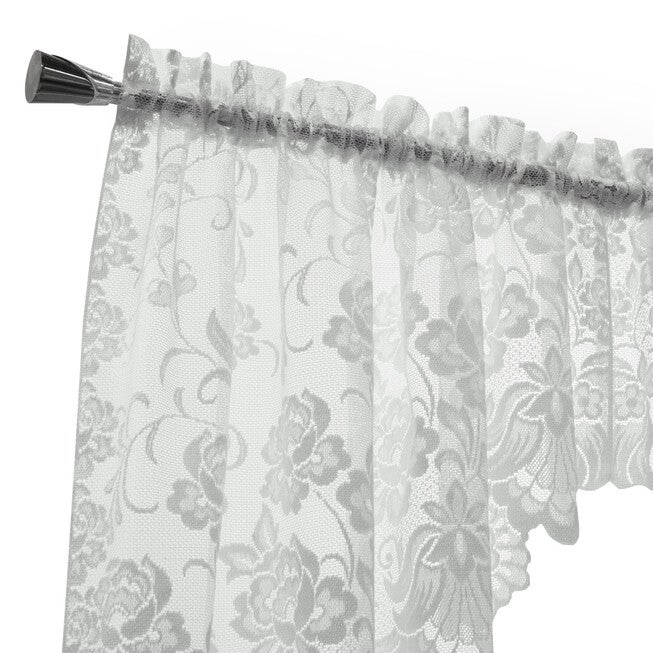Limoges Sheer Rod Pocket Swag Valance Set, , alternate image number 8