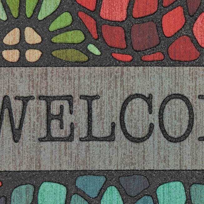 Stainedglass Florets Multi 1' 6 inches X 2' 6 inches, , alternate image number null