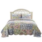 Emma Traditional Patchwork Quilt And Pillow Sham Set, , alternate image number null