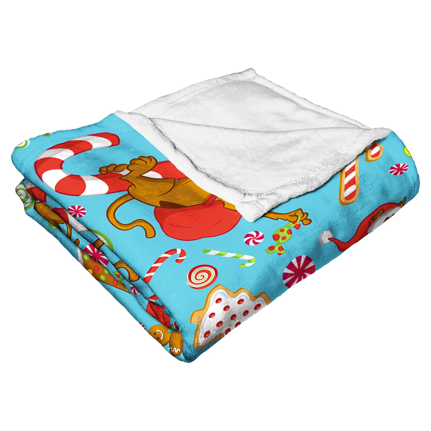 Wb Scooby Doo Festive Scooby Sweets Silk Touch Throw Blanket, , alternate image number 4