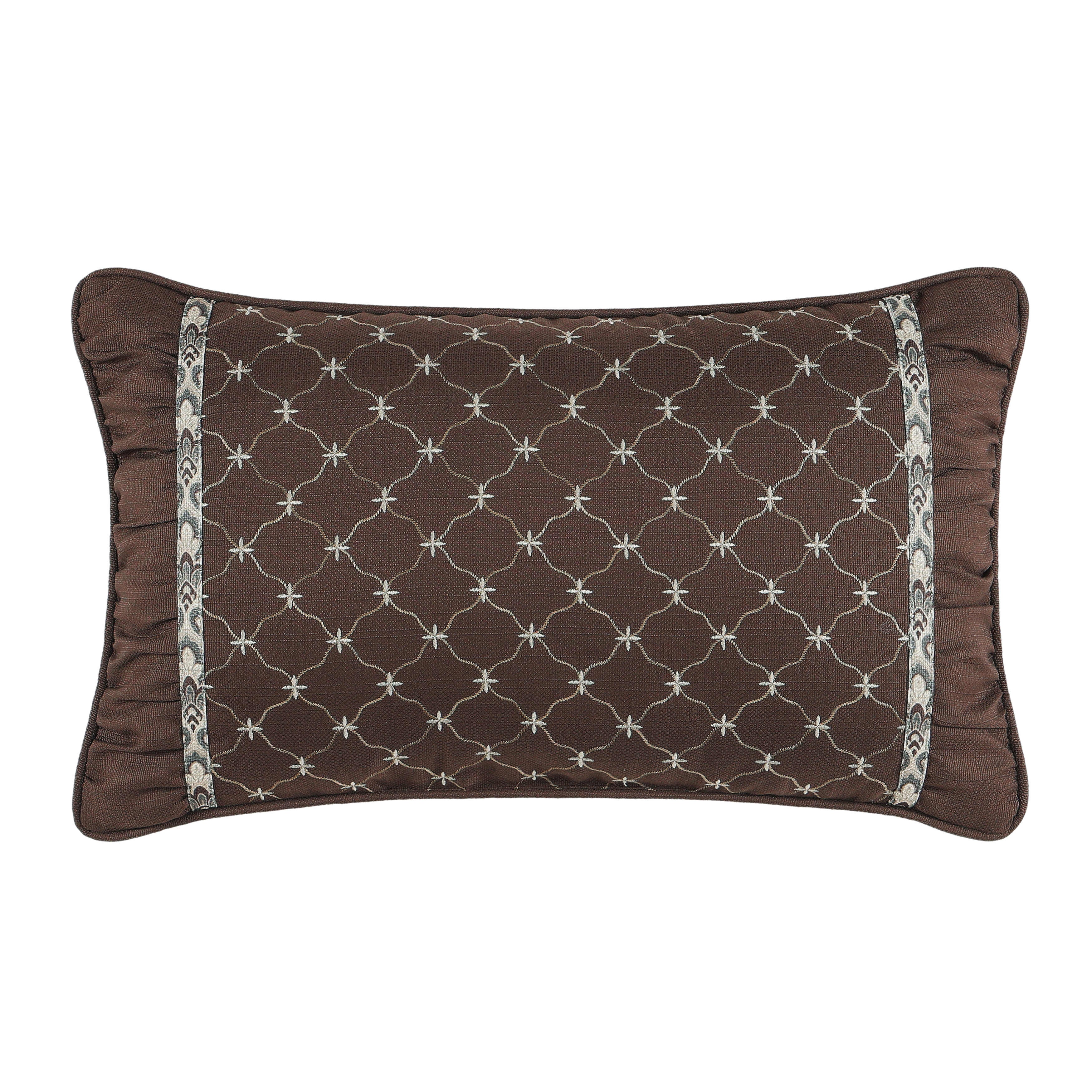Maren Boudoir Decorative Throw Pillow, CHOCOLATE, hi-res image number 0