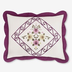 Ava Embroidered Cotton Sham