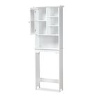 Campbell Wood Over The Toilet Bathroom Storage Cabinet Furniture, , on-hover image number null