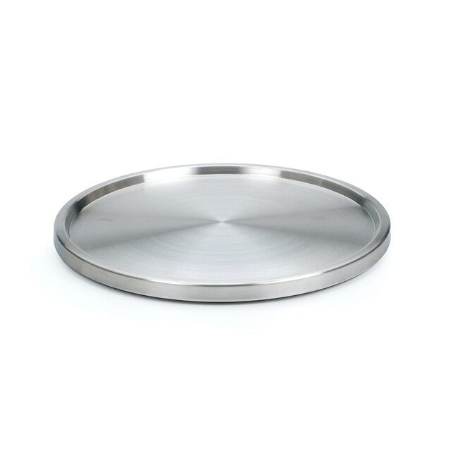 Lazy Susan - Single Tier Stainless Steel, GRAY, hi-res image number 0