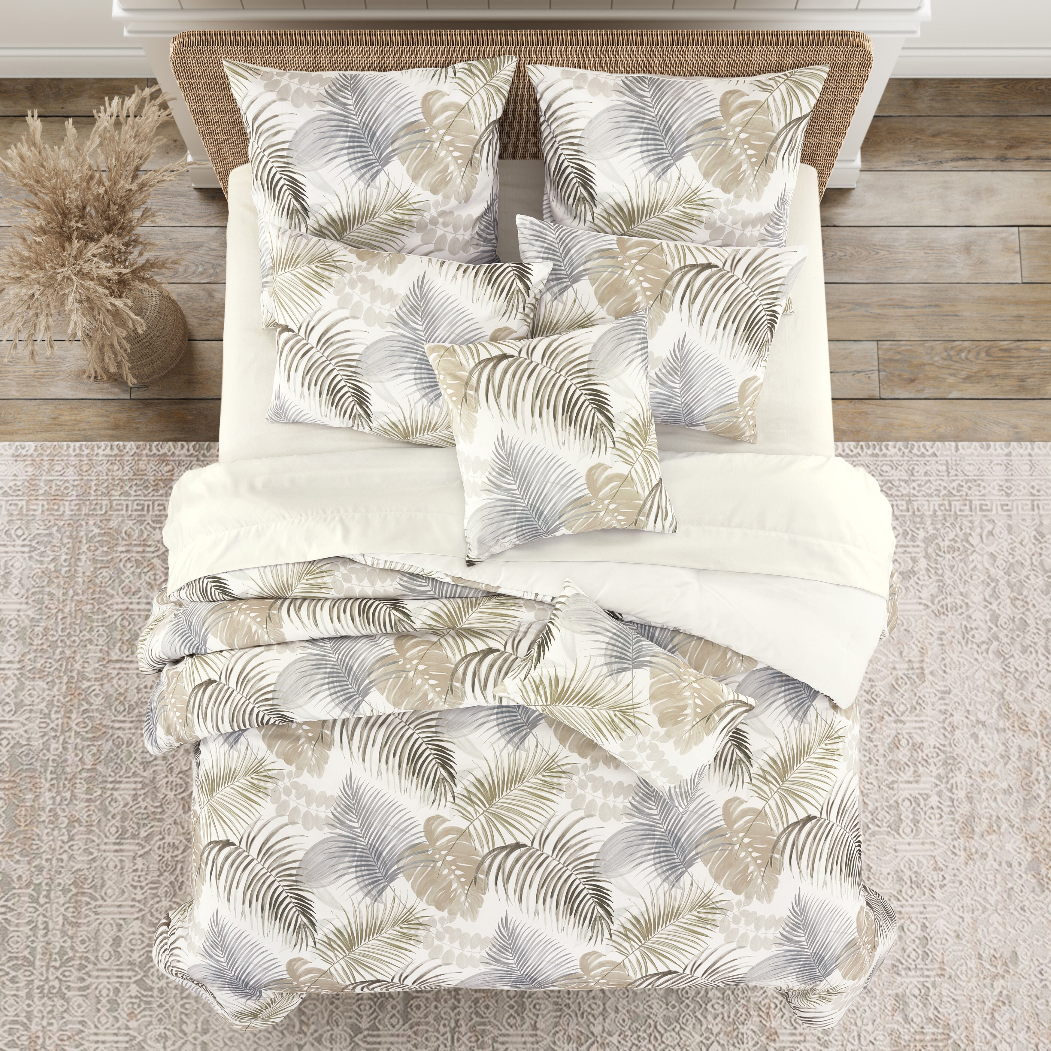 HATTERAS COMFORTER SET, NATURAL, alternate image number 1