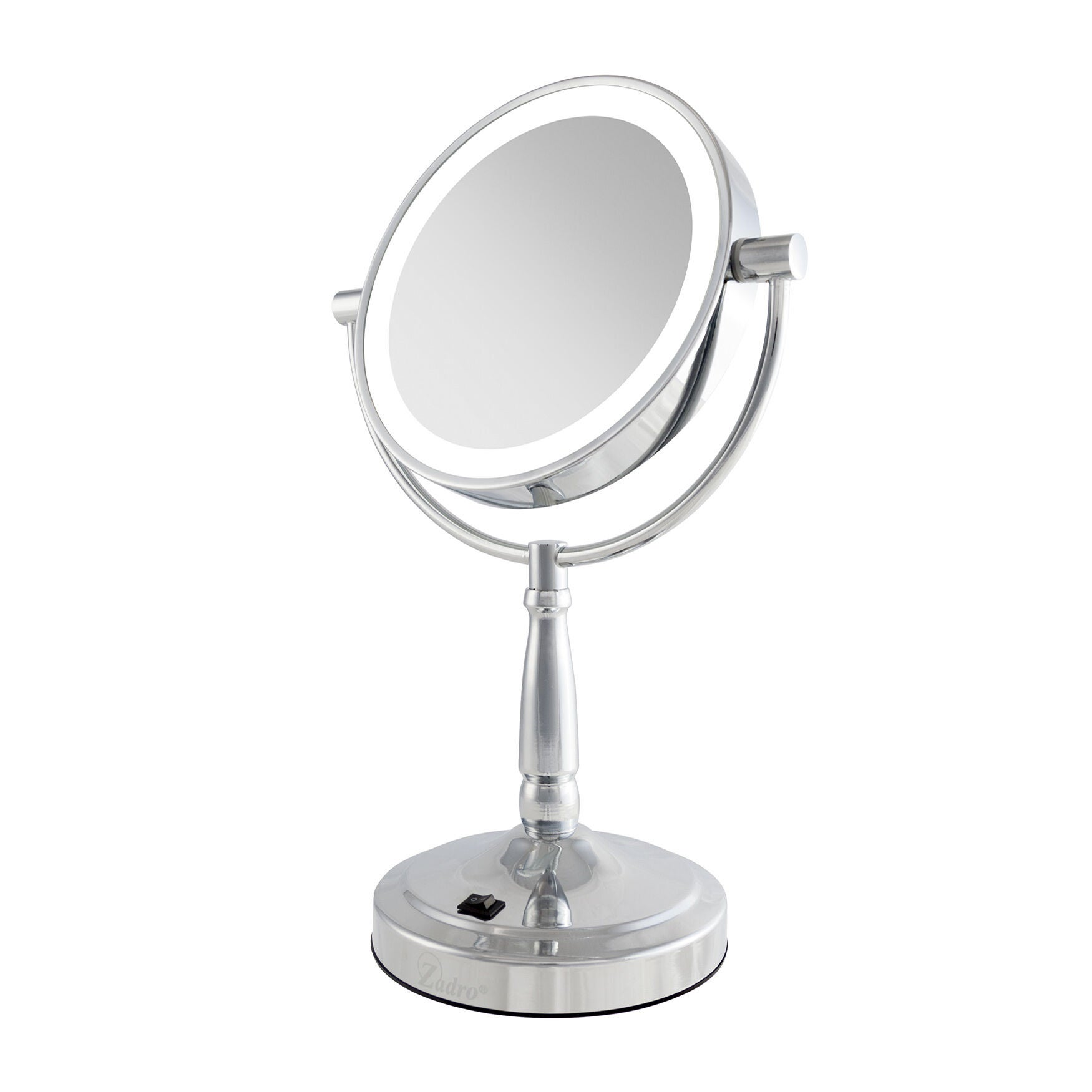 Cordless Dual-Sided LED Lighted Vanity Mirror, , on-hover image number 1