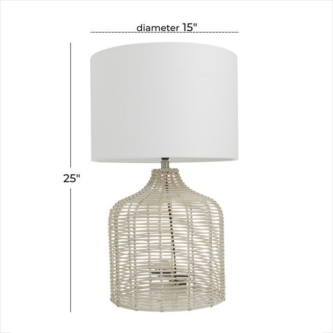 Beige Coastal Table Lamp, , alternate image number null