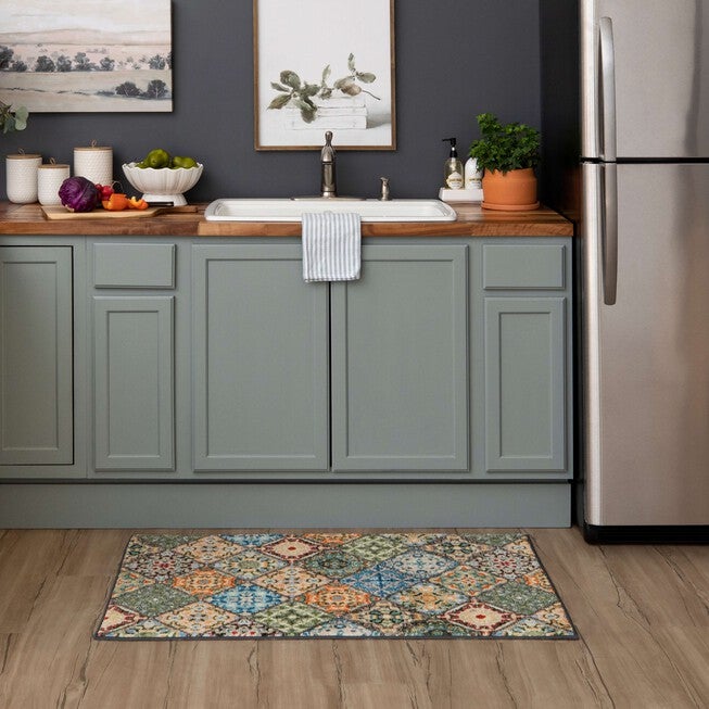 Moroccan Tile Kitchen Rug, , alternate image number 7