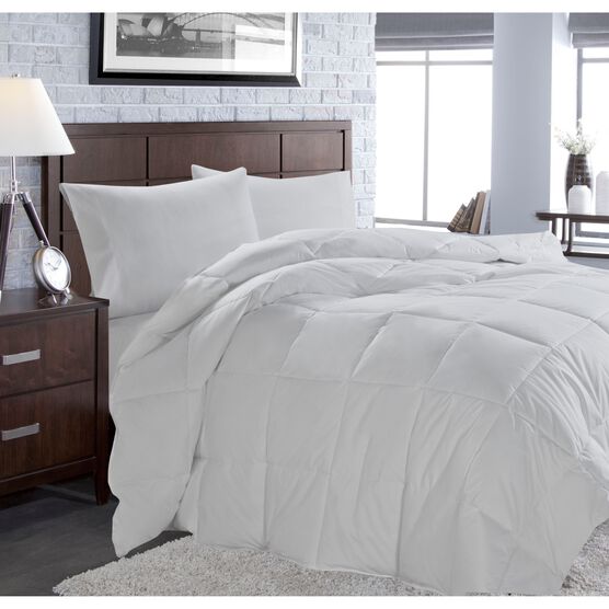 White Goose Down Comforter, WHITE, hi-res image number null