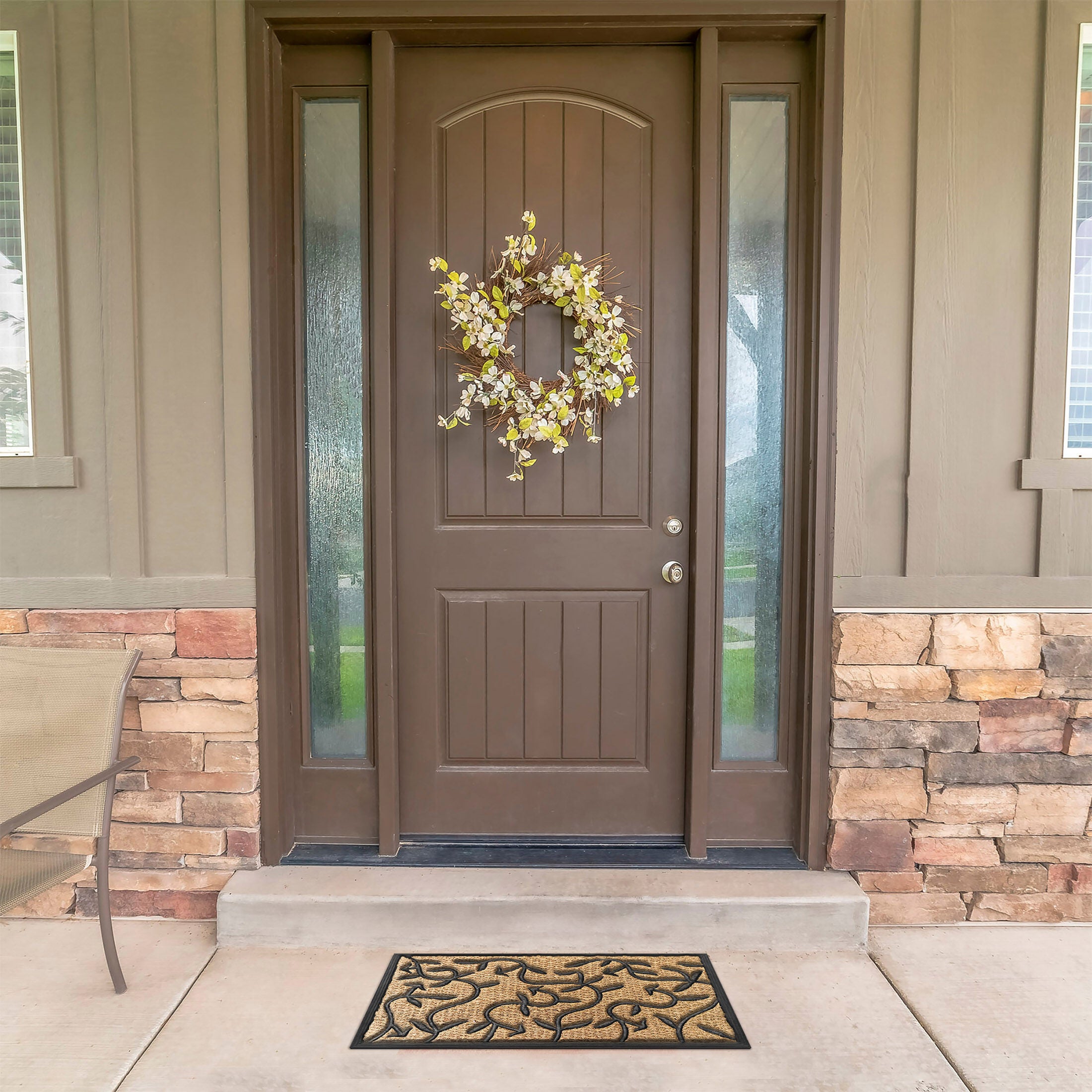 Coco Entrance Mat 18x30, FLORA, alternate image number 1