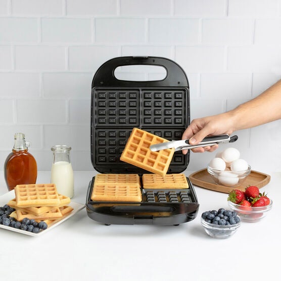 Classic Waffle Maker , BLACK, hi-res image number null