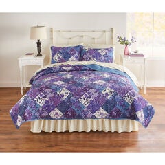 3-Pc. BH Studio Printed Patchwork Quilt Set