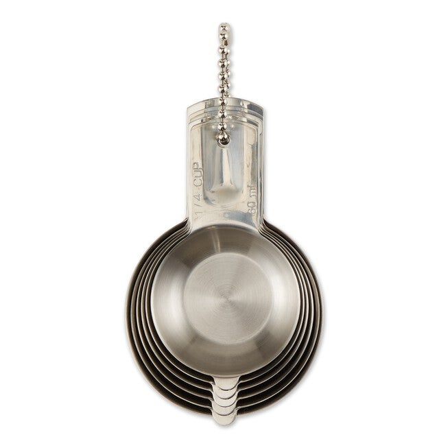 Nesting Stainless Steel Measuring Cups, Set 6, , alternate image number null