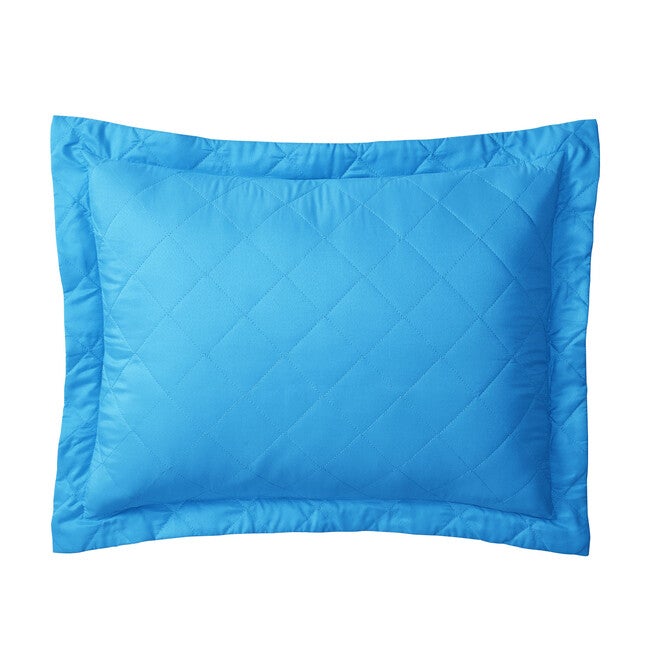 BH Studio Reversible Quilted Sham, OCEAN BLUE MARINE BLUE, hi-res image number null