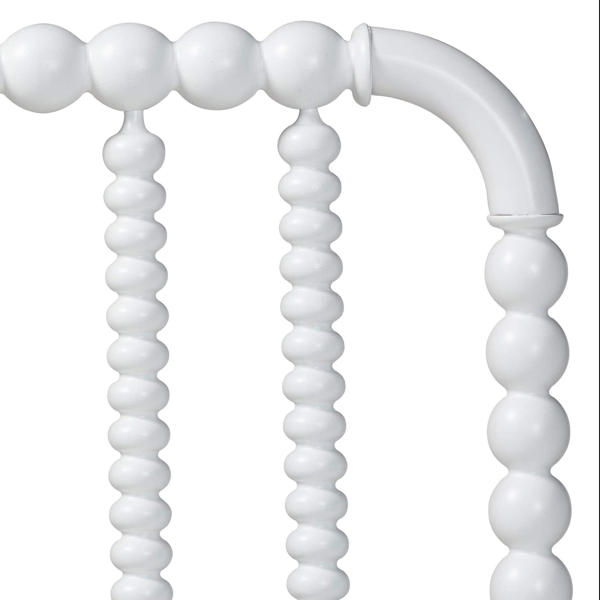 Finley Turned Bobbin Headboard, WHITE, alternate image number 3