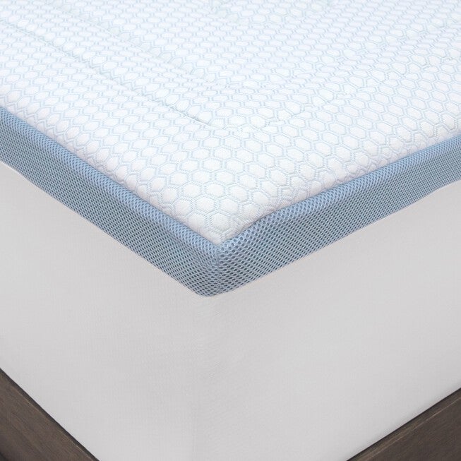 SensorPEDIC SensorCOOL 3-Inch Gel-Infused Memory Foam Mattress Topper, , alternate image number 5