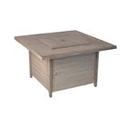 Langhorne Square Aluminum LPG Fire Pit in Barnwood, , alternate image number null