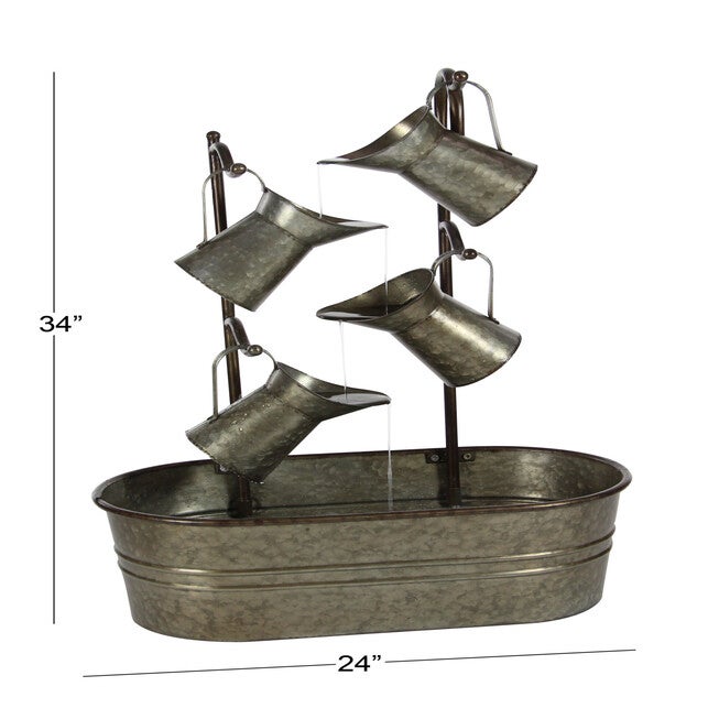Grey Iron Farmhouse Fountain, , alternate image number null