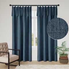 Knot Tie Top Light Filtering Panel Pair